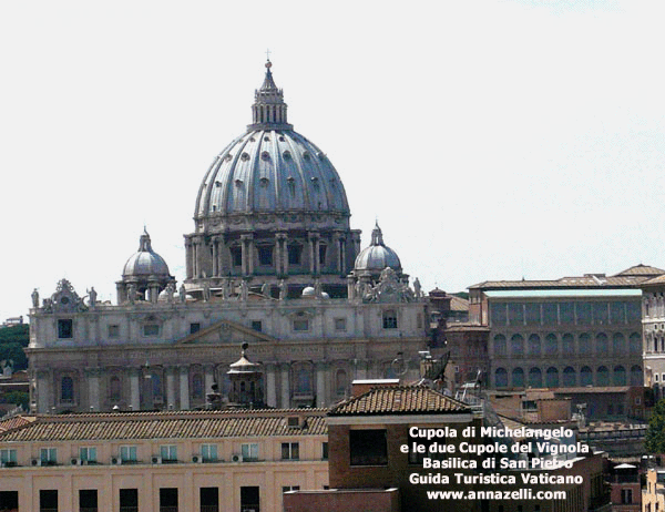 CUPOLA DI MICHELANGELO E CUPOLE DEL VIGNOLA  BASILICA DI SAN PIETRO ROMA