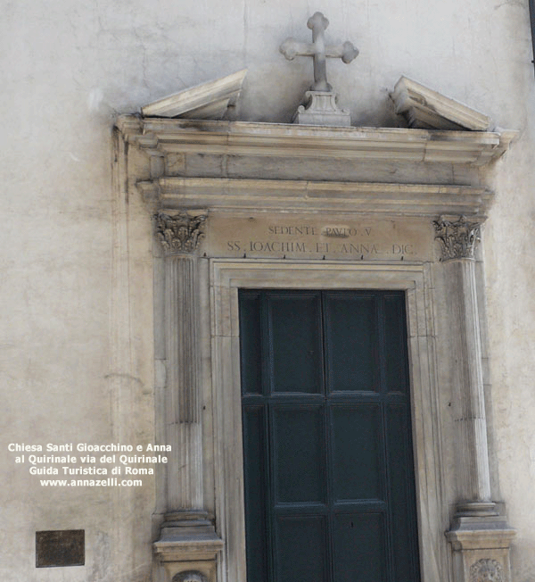 Chiesa dei Santi Gioacchino e Anna alle Quattro Fontane al Quirinale Roma