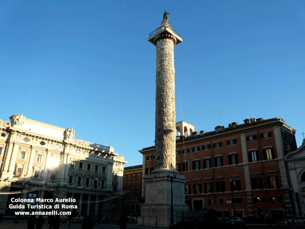 Colonna Marco Aurelio piazza Colonna Roma