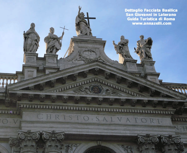 Dettaglio Facciata Basilica di San Giovanni in Laterano Roma