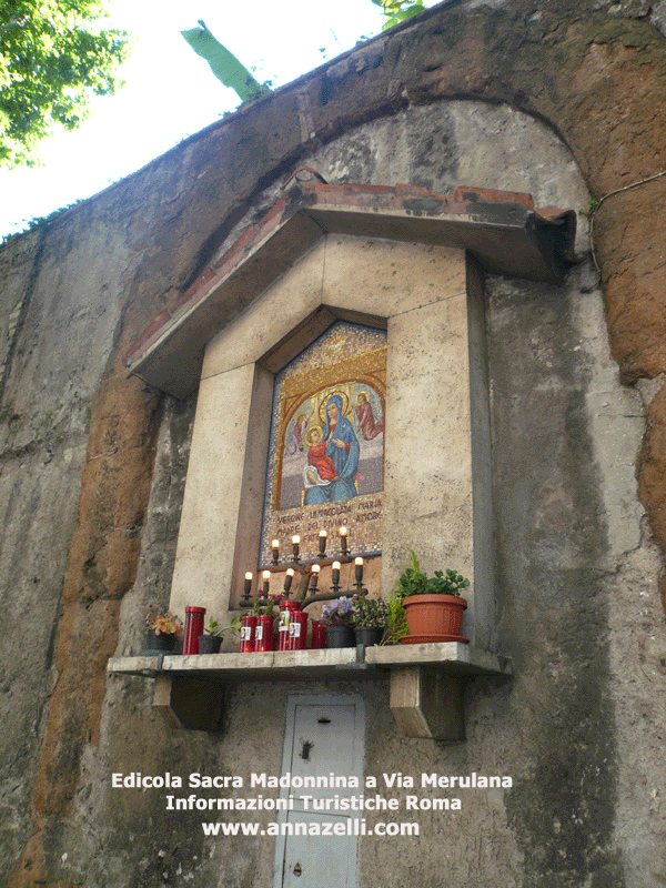 Edicola Sacra Madonnina via Merulana Roma