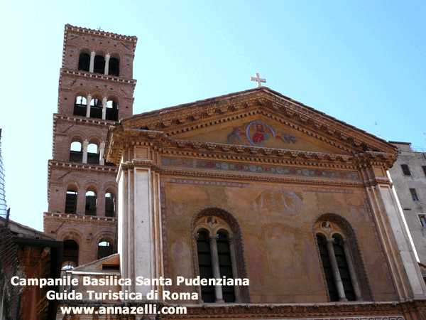 FOTO CAMPANILE BASILICA SANTA PUDENZIANA,ROMA