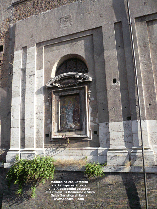 EDICOLA SACRA DI VIA PANISPERNA ROMA