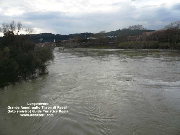 FOTO LUNGOTEVERE THAON DI REVEL A SINISTRA ROMA