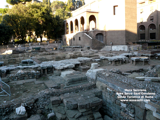 FOTO MURA SERVIANE AREA SACRA SANT'OMOBONO ROMA