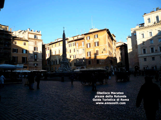 FOTO OBELISCO MACUTEO PIAZZA DELLA ROTONDA ROMA