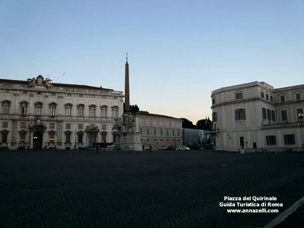 FOTO PIAZZA DEL QUIRINALE ROMA