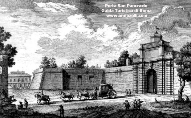 FOTO PORTA SAN PANCRAZIO STAMPA ROMA