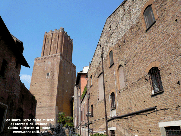 FOTO SCALINATA TORRE DELLE MILIZIE ROMA