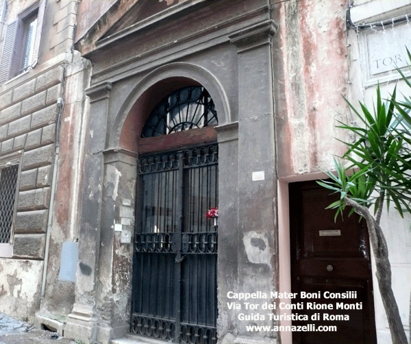 Foto Cappella Mater Boni Consilii via Tor dei Conti Roma