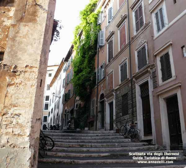 Foto scalinata via degli Ibernesi Roma