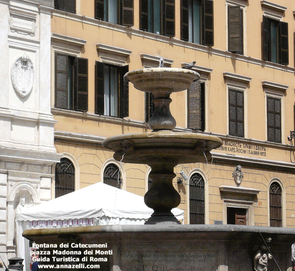 Fontana dei Catecumeni Piazza Madonna dei Monti Roma