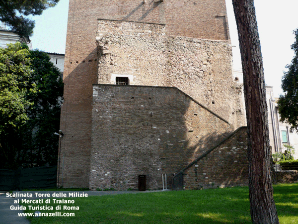 La Scalinata della Torre delle Milizie Roma