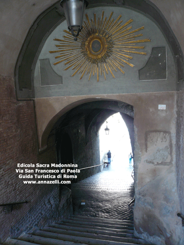 MADONNINA VIA SAN FRANCESCO DI PAOLA ROMA