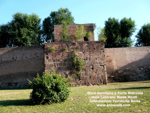 Mura Aureliane Porta Metronia Roma