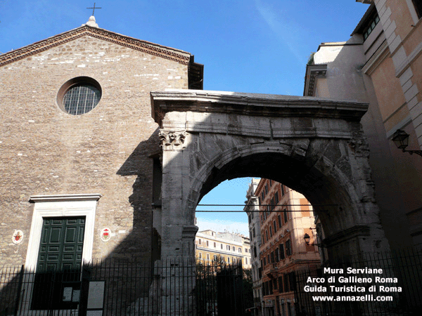 Mura Serviano Arco di Gallieno (Roma)