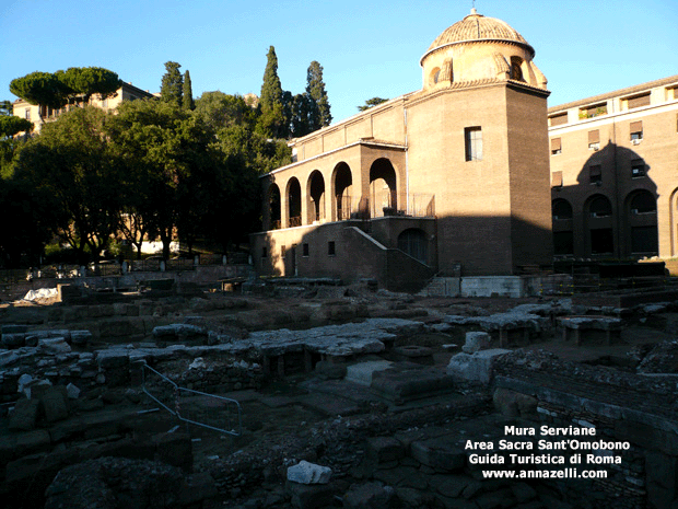 Mura Serviane Area Sacra Sant'Omobono (Roma)