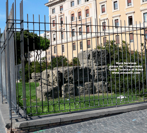 Mura Serviane piazza dei Cinquecento (Roma)