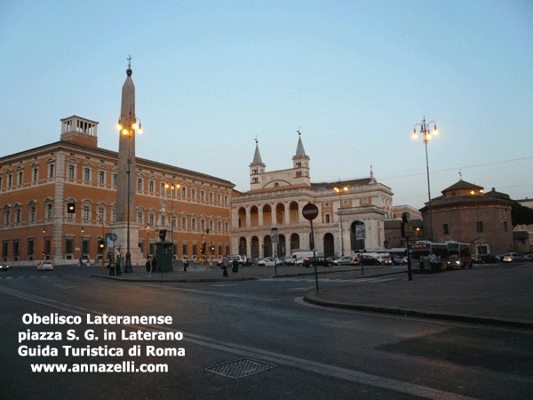 obelisco Lateranense, piazza S. Giovanni in Laterano, foto Anna Zelli