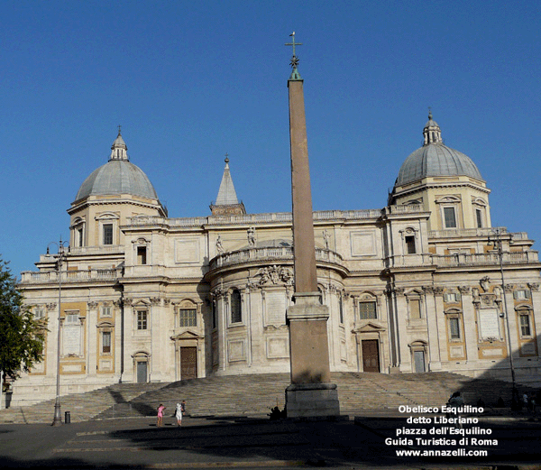 Obelisco Liberiano Esquilino piazza dell'Esquilino Roma