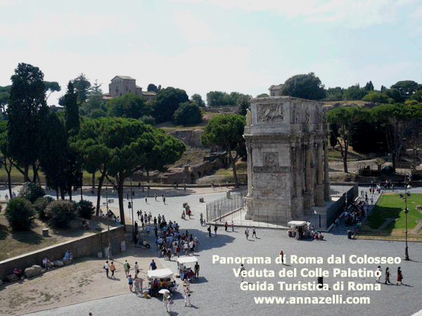 VEDUTA DEL PALATINO DAL COLOSSEO