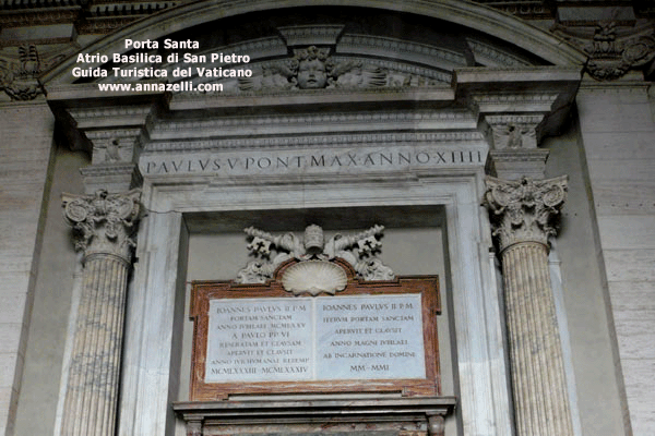 PORTA SANTA ATRIO BASILICA DI SAN PIETRO VATICANO (ROMA)