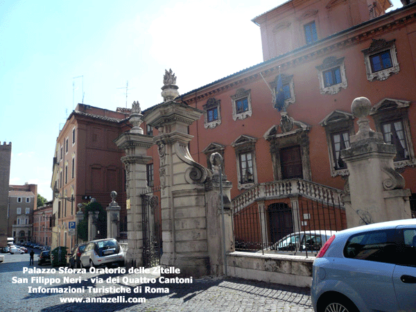 palazzo Sforza poi Oratorio delle Zitelle San Filippo Neri, via Quattro Cantoni, foto Anna Zelli