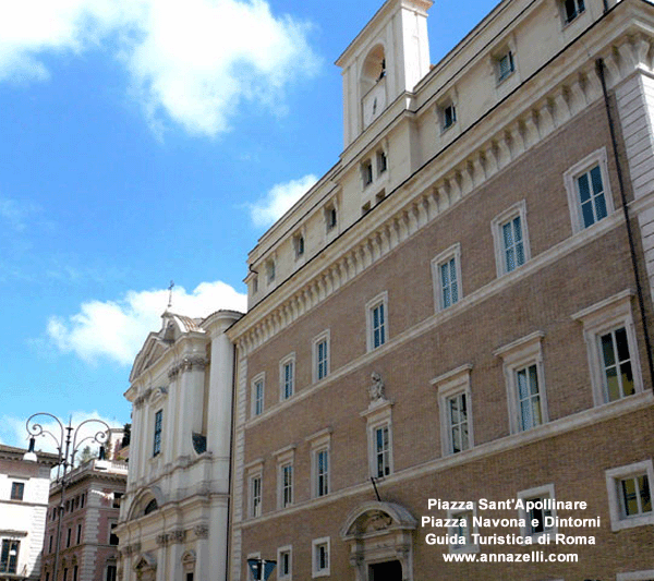 piazza sant'Apollinare piazza Navona e dintorni