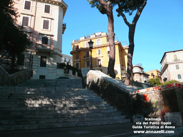 SCALINATA DEL PARCO MONTE OPPIO ROMA