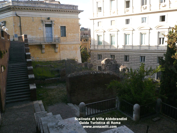 Scalinate di Villa Aldobrandini Roma