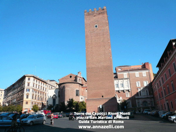 Torre dei Capocci piazza San Martino ai Monti Roma