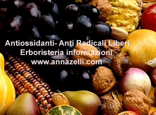 ANTIOSSIDANTI, ANTI RADICALI LIBERI, ERBORISTERIA, NATUROPATIA