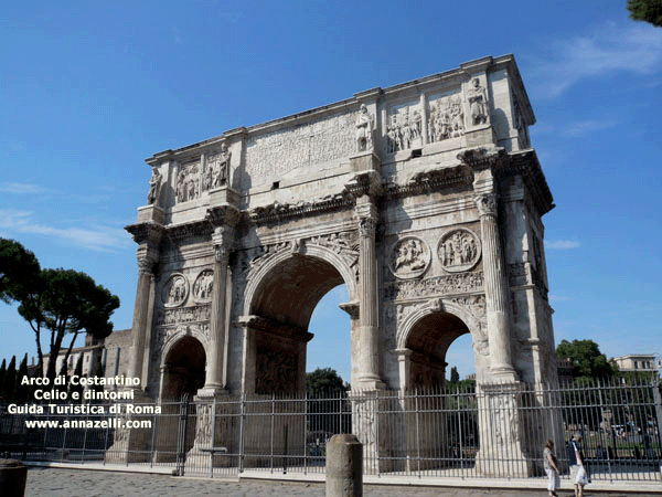 arco di costantino celio e dintorni roma