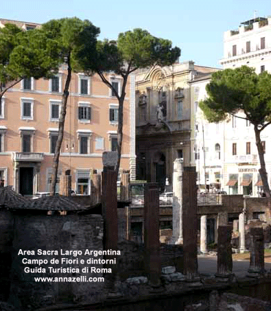 area sacra largo argentina campo de fiori (roma)