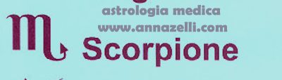 astrologia medica scorpione