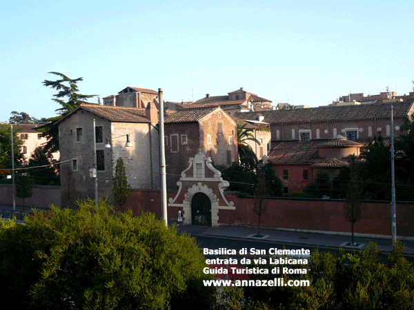 basilica di san clemente ingresso via labicana, roma