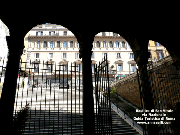 cancellata basilica di san vitale roma