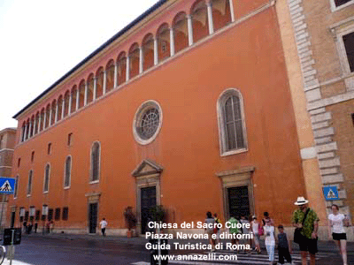 chiesa del sacro cuore piazza navona e dintorni