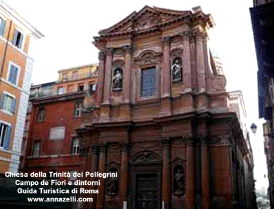 chiesa della trinit dei pellegrini campo de fiori e dintorni (roma)