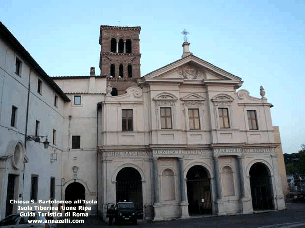 chiesa san bartolomeo all'isola tiberina roma