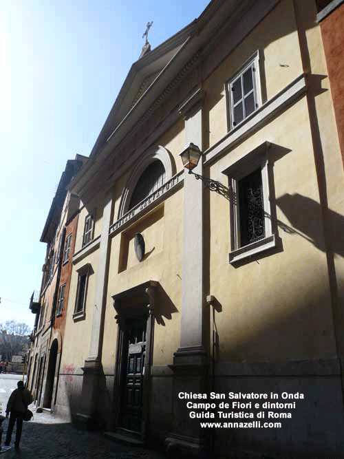 chiesa san salvatore in onda campo de fiori e dintorni (roma)