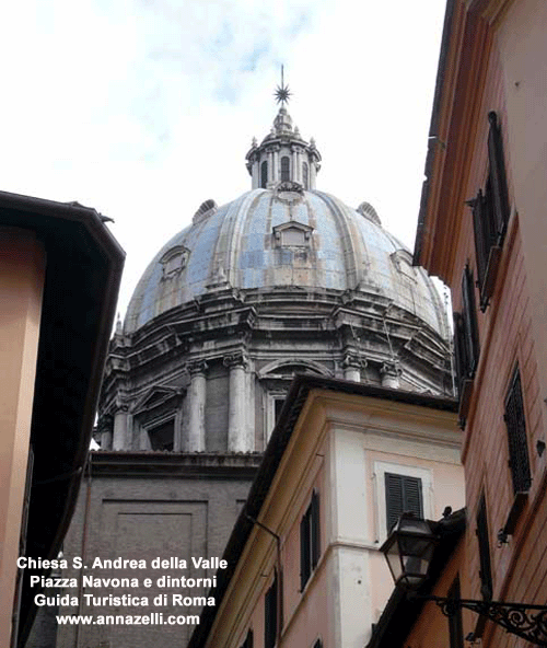 chiesa sant'andrea della valle piazza navona e dintorni