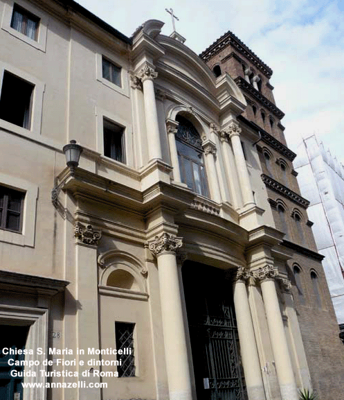 chiesa santa maria in monticelli campo de fiori e dintorni (roma)