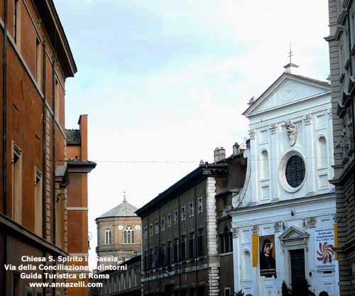 chiesa santo spirito in sassia via della conciliazione e dintorni roma