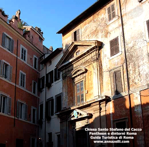 chiesa santo stefano del cacco pantheon e dintorni roma