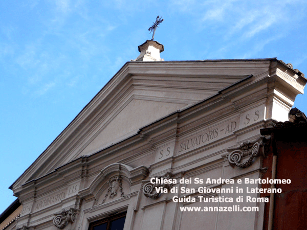 chiesa ss andrea e bartolomeo al laterano, roma