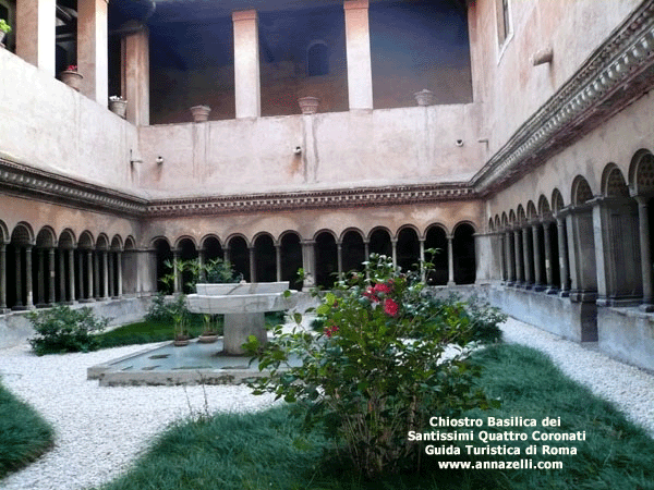 chiostro basilica santissimi quattro coronati celio e dintorni