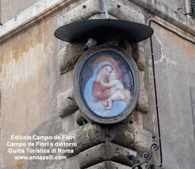 edicola sacra campo de fiori e dintorni (roma)