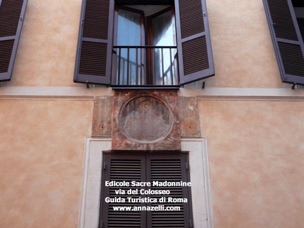 edicole sacre madonnine via del colosseo Roma