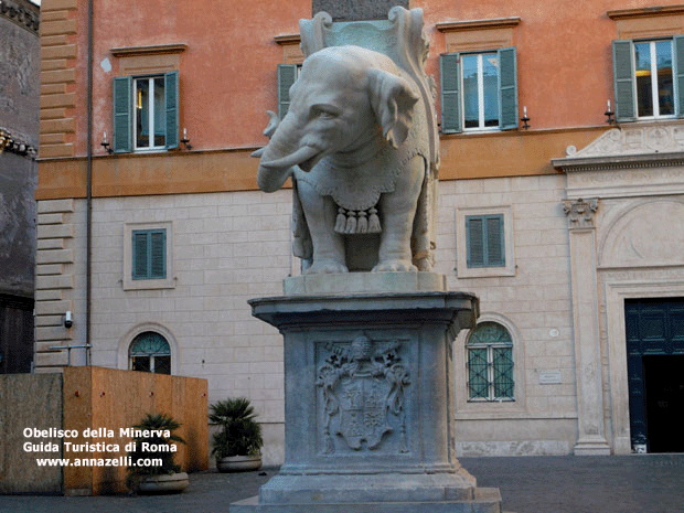 elefantino obelisco della Minerva a Roma